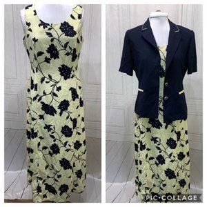 Studio 1 Tank Top Dress With Jacket